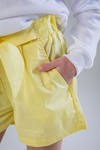 Хлопковые шорты (желтый)