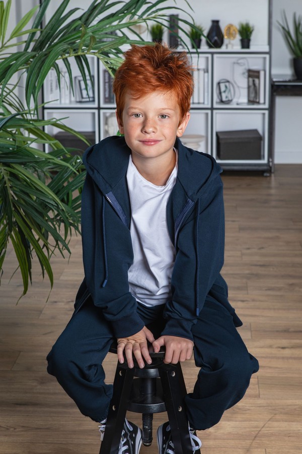 Костюм к школе спорт (темно-синий)