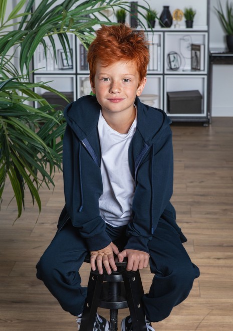 Костюм к школе спорт (темно-синий)