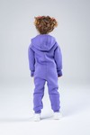 Комбинезон unisex, детский, с начесом (фиолетовый)