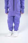 Комбинезон unisex, детский, с начесом (фиолетовый)