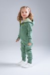 Комбинезон детский, unisex, с начесом (зеленый)