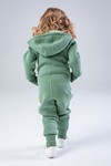 Комбинезон детский, unisex, с начесом (зеленый)