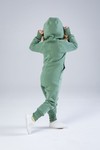 Комбинезон детский, unisex, с начесом (зеленый)