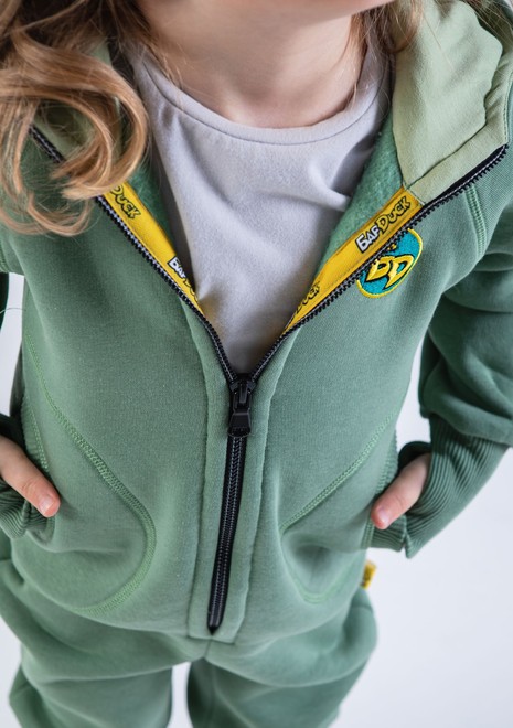 Комбинезон детский, unisex, с начесом (зеленый)