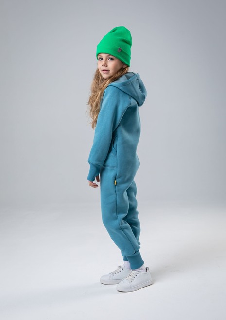 Комбинезон unisex, с начесом (голубой)