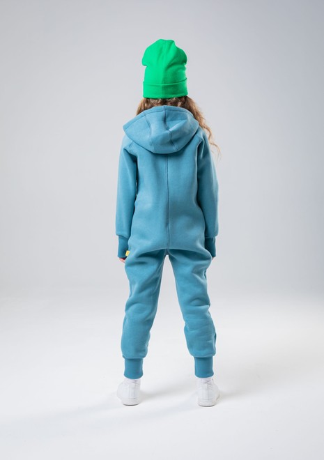 Комбинезон unisex, с начесом (голубой)
