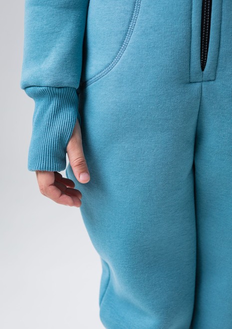 Комбинезон unisex, с начесом (голубой)