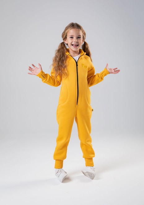 Комбинезон unisex, с начесом (желтый)