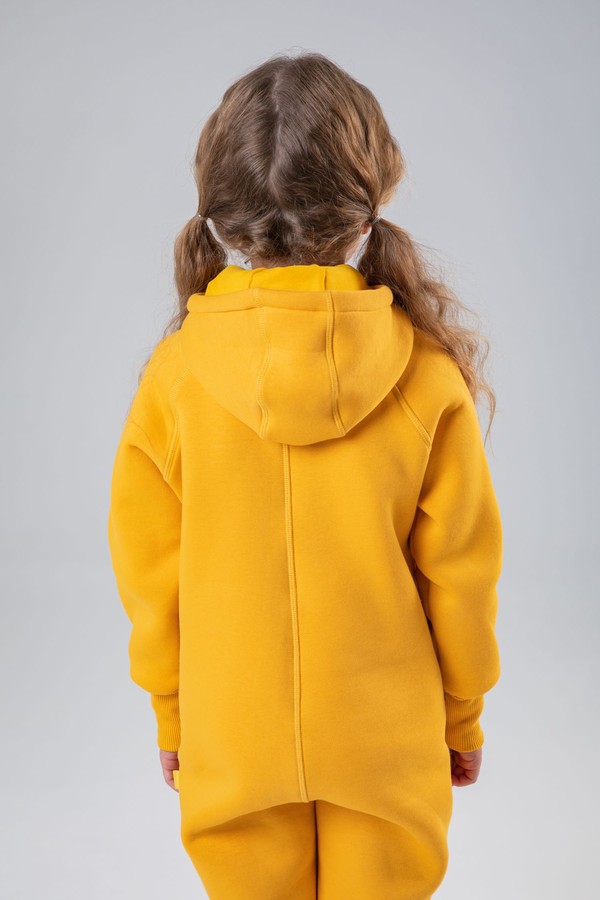 Комбинезон unisex, с начесом (желтый)