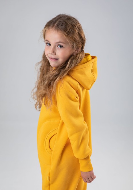 Комбинезон unisex, с начесом (желтый)