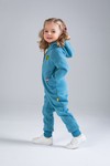 Комбинезон детский, unisex, с начесом (голубой)