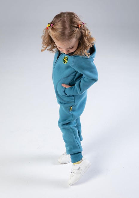 Комбинезон детский, unisex, с начесом (голубой)