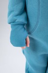 Комбинезон детский, unisex, с начесом (голубой)