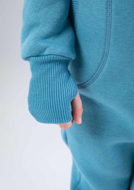 Комбинезон детский, unisex, с начесом (голубой)