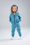 Комбинезон детский, unisex, с начесом (голубой)