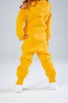 Комбинезон детский, unisex, с начесом (желтый)