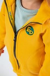 Комбинезон детский, unisex, с начесом (желтый)