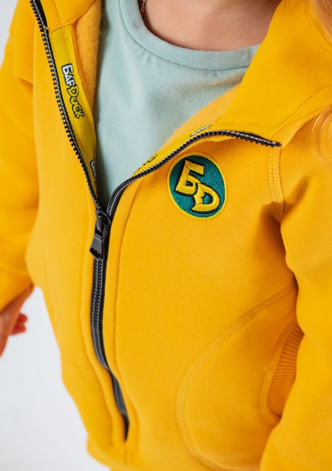 Комбинезон детский, unisex, с начесом (желтый)