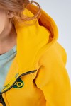Комбинезон детский, unisex, с начесом (желтый)