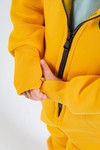 Комбинезон детский, unisex, с начесом (желтый)