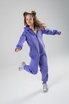 Комбинезон unisex, с начесом (фиолетовый)
