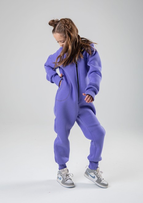 Комбинезон unisex, с начесом (фиолетовый)