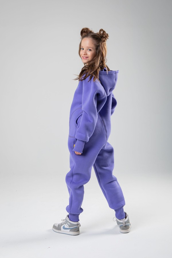 Комбинезон unisex, с начесом (фиолетовый)