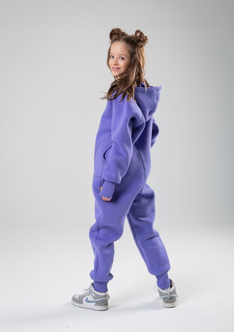 Комбинезон unisex, с начесом (фиолетовый)
