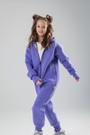 Комбинезон unisex, с начесом (фиолетовый)