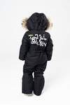 Комбинезон зимний, с мехом (черный)