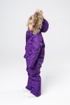 Комбинезон зимний, с мехом (фиолетовый)