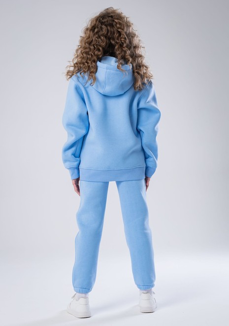 Худи unisex, из футера с начесом (небесный)
