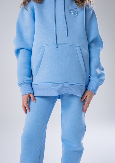 Худи unisex, из футера с начесом (небесный)