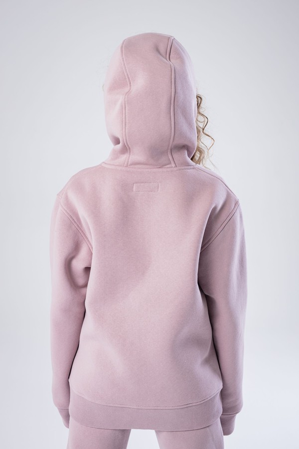 Худи unisex, из футера с начесом (сиреневый)