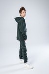 Джоггеры unisex, из футера c начесом (хаки)