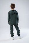 Джоггеры unisex, из футера c начесом (хаки)