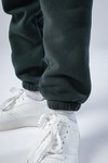 Джоггеры unisex, из футера c начесом (хаки)