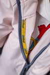 Комбинезон колор блок softshell (розово-серый)