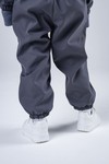 Комбинезон колор блок softshell (розово-серый)