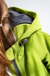 Комбинезон колор блок softshell (лайм-серый)