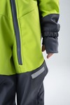 Комбинезон колор блок softshell (лайм-серый)