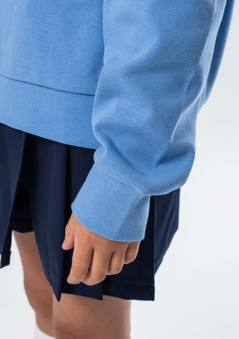 Хлопковый свитшот unisex (светло-голубой)