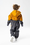 Комбинезон колор блок softshell (горчица-серый)