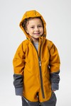 Комбинезон колор блок softshell (горчица-серый)