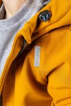 Комбинезон колор блок softshell (горчица-серый)