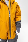 Комбинезон колор блок softshell (горчица-серый)