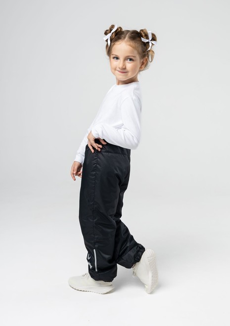 Демисезонные брюки unisex (черный)
