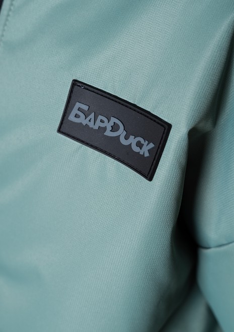 Бомбер оверсайз утепленный (темно-зеленый)