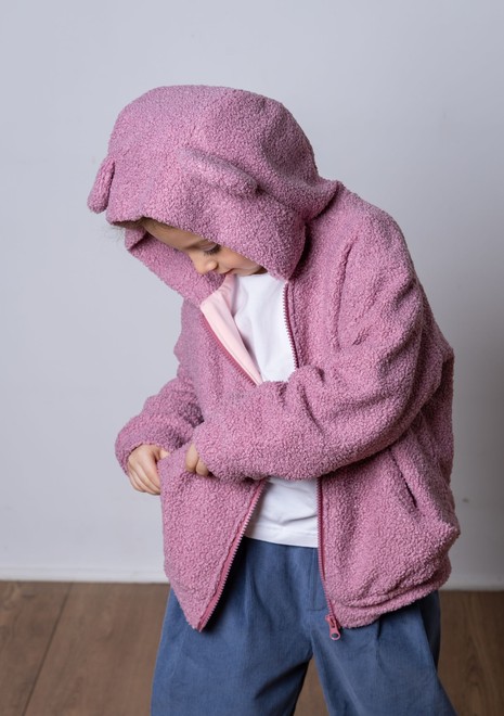 Куртка тедди (пудровый)